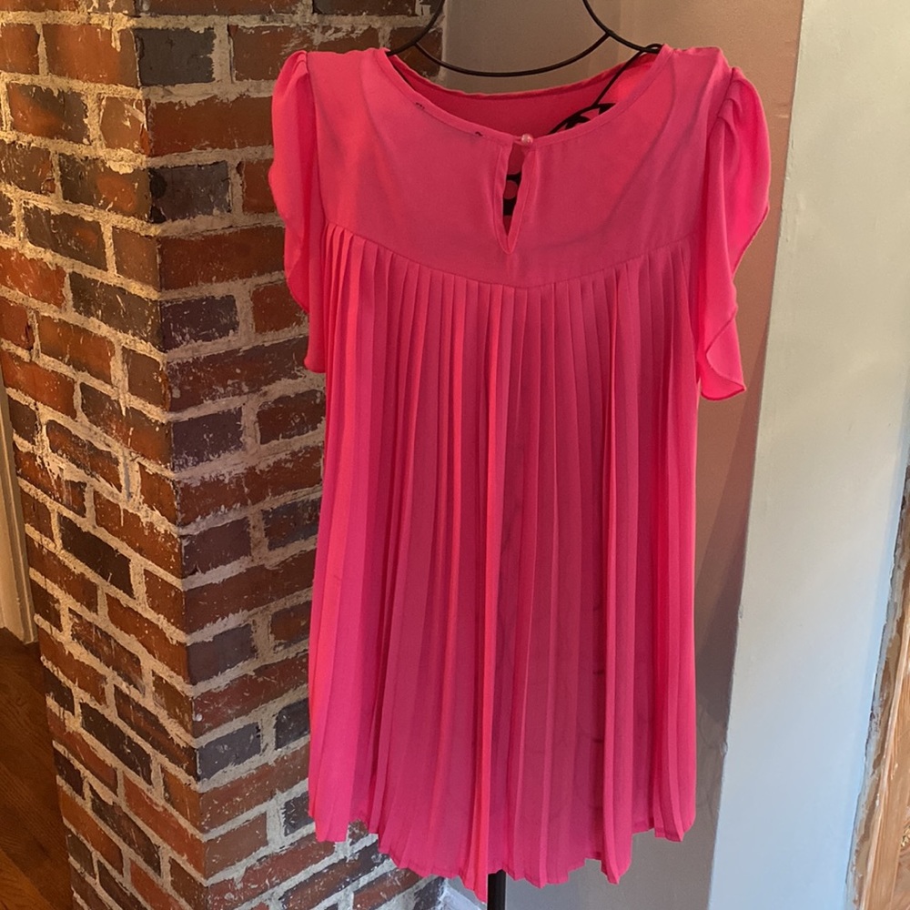 Hot pink boutique blouse